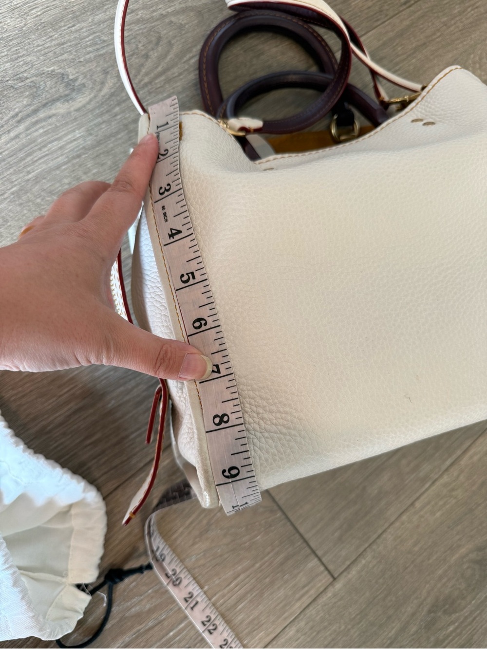 Coach Rogue 31 Cream Leather Satchel Handbag Brand New! - Picture 11 of 14